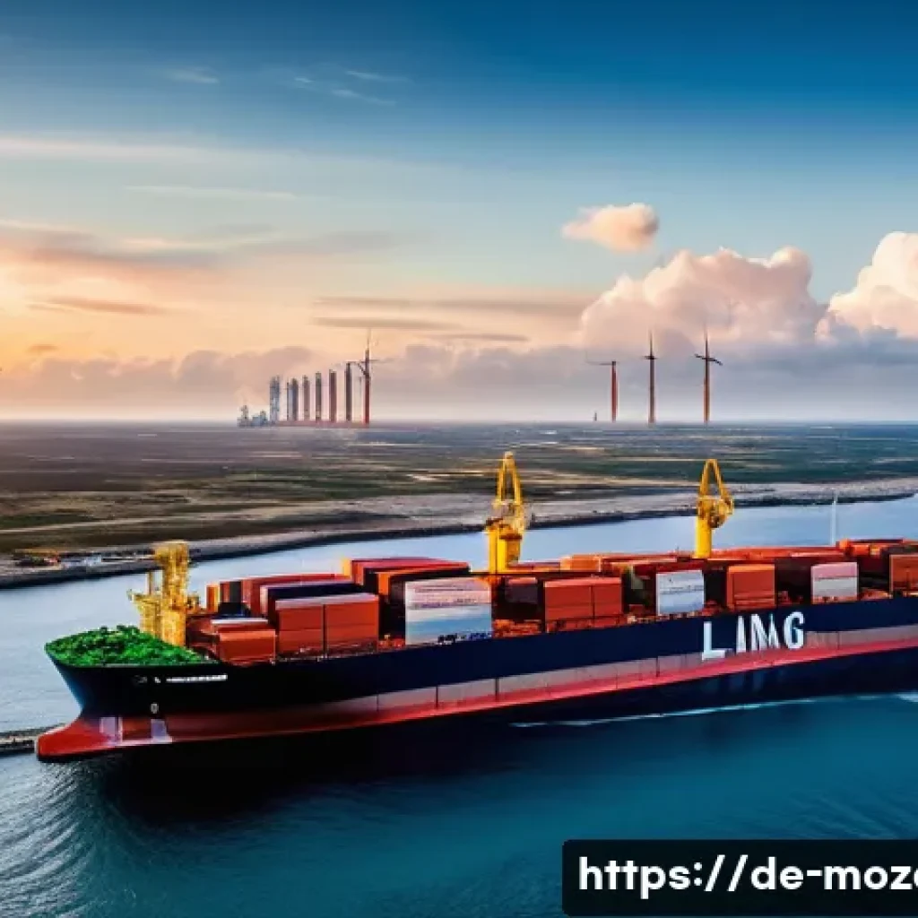 모잠비크의 주요 산업 - **Prompt:** A panoramic, high-angle view showcasing Mozambique's dynamic economic transformation. In...